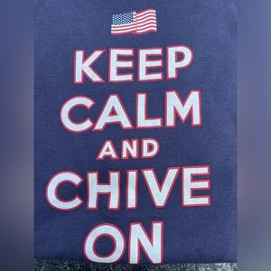 Men's Chive flag t-shirt. Size XL